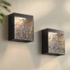 Possini Euro Design Possini Euro Sofia 8 1/2"H Black Glass LED Outdoor Wall Light Set Of 2 1 Possini Euro Design Possini Euro Sofia 8 1/2"H Black Glass LED Outdoor Wall Light Set Of 2 -Possini Euro Design GUEST 46f009d6 6f34 464f 8d64 93461c7d01f6
