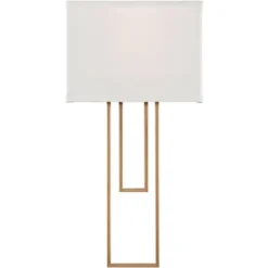 Possini Euro Design Possini Euro Siobhan 16" High Gold And White Wall Sconce 14 Possini Euro Design Possini Euro Siobhan 16" High Gold And White Wall Sconce -Possini Euro Design GUEST 474cc208 3d1b 48f1 a209 ec311736ddd3