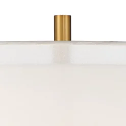 Possini Euro Design Roxie Modern Floor Lamp Standing 65 1/2" Tall Brass Black Metal Sheer Linen Double Drum Shade For Living Room Bedroom Office House -Possini Euro Design GUEST 48c03255 c3c9 41bb 9396 ba16a598c611