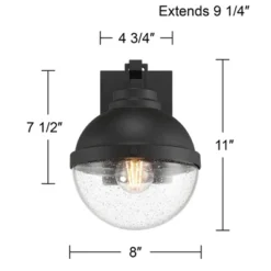 Possini Euro Design Possini Euro Sargasso 11" Sand Black Marine Grade Outdoor Wall Light 12 Possini Euro Design Possini Euro Sargasso 11" Sand Black Marine Grade Outdoor Wall Light -Possini Euro Design GUEST 49d5918d 08df 49dd b2ce 5af5d1dd81d4