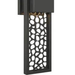 Possini Euro Design Possini Euro Miele 16" High Matte Black Wall Sconce -Possini Euro Design GUEST 4c338631 df13 4967 a0c9 8c598b06ba47