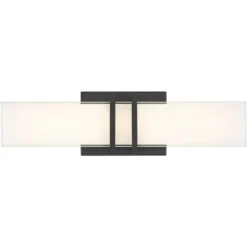 Possini Euro Design Possini Euro Exeter 17" Wide Black LED Bathroom Vanity Light 16 Possini Euro Design Possini Euro Exeter 17" Wide Black LED Bathroom Vanity Light -Possini Euro Design GUEST 50873ecb 6d63 4aef a9a8 3146e7c53649