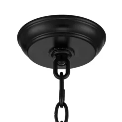 Possini Euro Design Modern Outdoor Hanging Light Fixture Matte Black Steel 19" Clear Seedy Glass Panels For Exterior House Porch -Possini Euro Design GUEST 510d2340 6d78 4c4c b8b7 48662852b18e