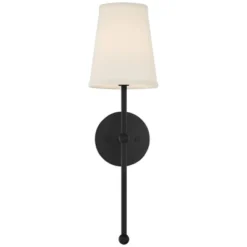 Possini Euro Design Elena Modern Wall Light Sconce Matte Black Metal Hardwire 6" Fixture Cream Linen Shade For Bedroom Reading Living Room House Home 13 Possini Euro Design Elena Modern Wall Light Sconce Matte Black Metal Hardwire 6" Fixture Cream Linen Shade For Bedroom Reading Living Room House Home -Possini Euro Design GUEST 5136c113 8e98 4709 afbc b0d892d5e73f