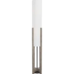 Possini Euro Design Arrista Modern 63" Tall Standing Floor Lamp Cylinder Foot Switch Wood Gray Wash Finish Living Room Bedroom House Reading Office -Possini Euro Design GUEST 525c4337 fb9d 489a bab2 982fa15dbe4f