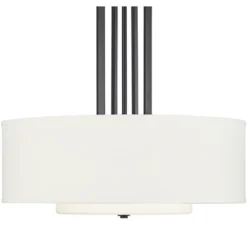 Possini Euro Design Sundry Semi Gloss Black Drum Pendant Chandelier 24" Wide Modern Double Shade 4-Light Fixture For Dining Room Foyer Kitchen Island 12 Possini Euro Design Sundry Semi Gloss Black Drum Pendant Chandelier 24" Wide Modern Double Shade 4-Light Fixture For Dining Room Foyer Kitchen Island -Possini Euro Design GUEST 52fd8ca0 abd5 4f7d 82a5 a77989eb47f4