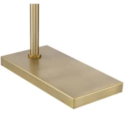 Possini Euro Design Keegan Traditional Pharmacy Floor Lamp 54 1/4" Tall Warm Gold Adjustable Swing Arm Metal Tent Shade For Living Room Reading -Possini Euro Design GUEST 53226283 7103 4fb2 846d 34a39e4ed1b0