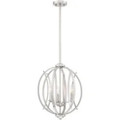 Possini Euro Design Spherical Brushed Nickel Pendant Chandelier 16" Wide Modern Orb 3-Light Fixture For Dining Room House Foyer Kitchen Island Bedroom 13 Possini Euro Design Spherical Brushed Nickel Pendant Chandelier 16" Wide Modern Orb 3-Light Fixture For Dining Room House Foyer Kitchen Island Bedroom -Possini Euro Design GUEST 53981008 6d8c 439b 9840 62ab4917ae62
