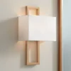 Possini Euro Design Modena Modern Wall Light Sconce French Brass Hardwire 9 1/2" Fixture Faux Silk Shade For Bedroom Reading Living Room Hallway Home 1 Possini Euro Design Modena Modern Wall Light Sconce French Brass Hardwire 9 1/2" Fixture Faux Silk Shade For Bedroom Reading Living Room Hallway Home -Possini Euro Design GUEST 55680f02 ea2b 4e21 a172 1bd869fee51f