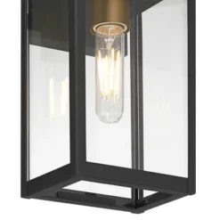 Possini Euro Design Possini Euro Trystin 13" High Black And Brass Outdoor Wall Light 12 Possini Euro Design Possini Euro Trystin 13" High Black And Brass Outdoor Wall Light -Possini Euro Design GUEST 562cce5b 6e0d 46df 884c f4285a78aeb8