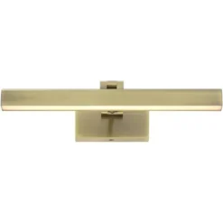 Possini Euro Design Henry 17" High Modern Picture Wall Lamp Light Fixture Mount Living Room Indoor Hallway Entry-way LED Hardwired Gold Antique Brass -Possini Euro Design GUEST 570e8f5b 691b 4d73 94cc 28fe143bc48b
