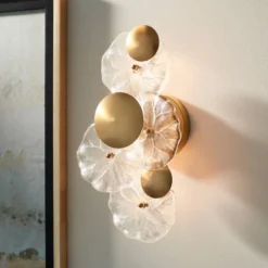 Possini Euro Design Filoli 16" High Modern 2 Light Wall Sconce Light Lamp Fixture Mount Set Of 2 Bathroom Bedroom Hardwired Gold Plated Glass Shade 17 Possini Euro Design Filoli 16" High Modern 2 Light Wall Sconce Light Lamp Fixture Mount Set Of 2 Bathroom Bedroom Hardwired Gold Plated Glass Shade -Possini Euro Design GUEST 5818d7a0 44be 429d bd9e 4763aa3ea5e6