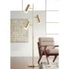 Possini Euro Design Canasta Trac Modern Tree Floor Lamp 67" Tall Satin Brass 3-Light Adjustable Metal Shade For Living Room Reading Bedroom Office -Possini Euro Design GUEST 5907be38 2345 4a82 8917 386bf4ce3bd4
