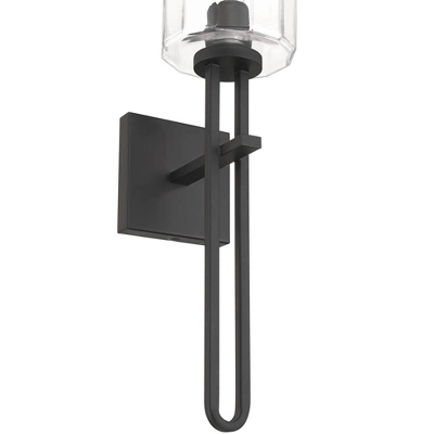 Possini Euro Design Possini Euro Katrina 17 1/2" High Black Wall Sconce 5 Possini Euro Design Possini Euro Katrina 17 1/2" High Black Wall Sconce - Image 3