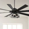 60" Possini Euro Design Modern Indoor Ceiling Fan With LED Light Remote Control Matte Black Cage For Living Room Kitchen House 1 60" Possini Euro Design Modern Indoor Ceiling Fan With LED Light Remote Control Matte Black Cage For Living Room Kitchen House -Possini Euro Design GUEST 5ac84e92 00db 4925 98e7 2779ff5afbee
