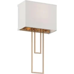 Possini Euro Design Possini Euro Siobhan 16" High Gold And White Wall Sconce 16 Possini Euro Design Possini Euro Siobhan 16" High Gold And White Wall Sconce -Possini Euro Design GUEST 5b4bdb73 1e9d 4a8d 8d47 d70846638f5d