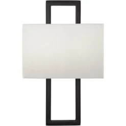 Possini Euro Design Modena Modern Art Deco Wall Light Sconce Black Hardwire 9 1/2" Fixture Silvery Faux Silk Shade For Bedroom Bathroom Vanity Reading 14 Possini Euro Design Modena Modern Art Deco Wall Light Sconce Black Hardwire 9 1/2" Fixture Silvery Faux Silk Shade For Bedroom Bathroom Vanity Reading -Possini Euro Design GUEST 5caa36c4 09ee 46c5 86fd b183ef39ef94