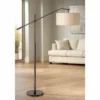 Possini Euro Design Industrial Floor Lamp Adjustable Arm 62.5" Tall Oiled Bronze Metal Light Brown Linen Drum Shade For Living Room Reading 1 Possini Euro Design Industrial Floor Lamp Adjustable Arm 62.5" Tall Oiled Bronze Metal Light Brown Linen Drum Shade For Living Room Reading -Possini Euro Design GUEST 5db3ac63 b09f 4295 a1f4 265db96e9f74