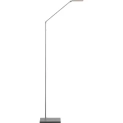 Possini Euro Design Bentley Modern Task Floor Lamp 61" Tall Silver LED Touch On Off Adjustable Head For Living Room Reading Bedroom Office House Home -Possini Euro Design GUEST 6486724c 5952 43a9 987b 7df79231c920