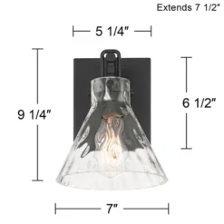 Possini Euro Design Possini Euro Ishii 9 1/4" Wide Matte Black Wall Sconce Set Of 2 12 Possini Euro Design Possini Euro Ishii 9 1/4" Wide Matte Black Wall Sconce Set Of 2 -Possini Euro Design GUEST 660c30a9 b2b1 4ff9 ae58 c487fac3fd9b