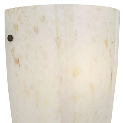 Possini Euro Design Isola Modern Wall Light Sconce Caramel Amber Art Glass 7" Fixture For Bedroom Bathroom Vanity Reading Living Room Hallway House 4 Possini Euro Design Isola Modern Wall Light Sconce Caramel Amber Art Glass 7" Fixture For Bedroom Bathroom Vanity Reading Living Room Hallway House - Image 2