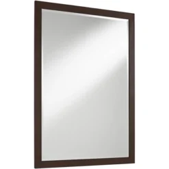 Possini Euro Design Metzeo Rectangular Vanity Wall Mirror Vintage Beveled Edge Oil Rubbed Bronze Metal Frame 26" Wide For Bathroom Bedroom Living Room -Possini Euro Design GUEST 6a64bd8f 3ea0 44d2 a765 306f41fb87e5