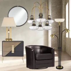 Possini Euro Design Deacon Modern Desk Table Lamp 26" High Brass With USB And AC Power Outlet In Base LED Reading Light Oatmeal Shade For Office Desk 17 Possini Euro Design Deacon Modern Desk Table Lamp 26" High Brass With USB And AC Power Outlet In Base LED Reading Light Oatmeal Shade For Office Desk -Possini Euro Design GUEST 6ddac17c 39dd 455d b005 aa7caff95063