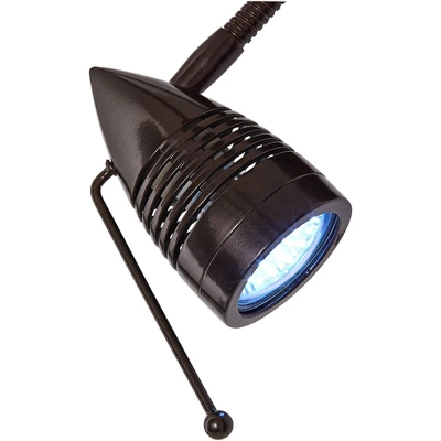 Possini Euro Design Radix Modern Swing Arm Wall Lamp Bronze With Cord Cover LED Reading Light Plug-in Light Fixture Oatmeal Shade For Bedroom Bedside 6 Possini Euro Design Radix Modern Swing Arm Wall Lamp Bronze With Cord Cover LED Reading Light Plug-in Light Fixture Oatmeal Shade For Bedroom Bedside - Image 4