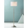 Possini Euro Design Roxie Modern Floor Lamp Standing 65 1/2" Tall Brushed Nickel Sheer Linen Double Drum Shade For Living Room Bedroom Office House -Possini Euro Design GUEST 742848c5 5379 4e4f 95bc a5f1130ddc46