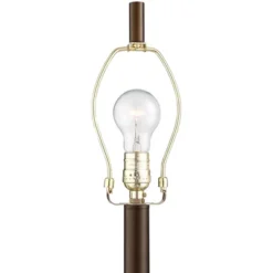 Possini Euro Design Traverse Modern Floor Lamp With LED Gooseneck Reading Light 64" Tall Oil Rubbed Bronze Oatmeal Drum Shade For Living Room Bedroom -Possini Euro Design GUEST 7451e633 8055 4cee b78d f64113b09a89