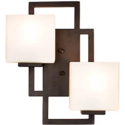 Possini Euro Design Modern Wall Light Bronze 15 1/2" Square Glass Sconce Fixture For Bathroom Side Of Mirror Hallway 13 Possini Euro Design Modern Wall Light Bronze 15 1/2" Square Glass Sconce Fixture For Bathroom Side Of Mirror Hallway -Possini Euro Design GUEST 74e71d54 cea9 4431 845e 4d79fbcfcd18