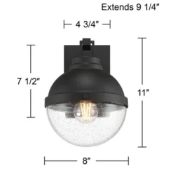 Possini Euro Design Possini Euro Sargasso 11" Black Marine Outdoor Wall Light Set Of 2 13 Possini Euro Design Possini Euro Sargasso 11" Black Marine Outdoor Wall Light Set Of 2 -Possini Euro Design GUEST 7621a281 2ee0 440d b383 017592f50d65 1