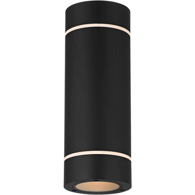 Possini Euro Design Wynnsboro 12" High Modern Outdoor Wall Light Fixture Mount Porch House Exterior Up/Down Set Of 2 Weatherproof Black Aluminum 6 Possini Euro Design Wynnsboro 12" High Modern Outdoor Wall Light Fixture Mount Porch House Exterior Up/Down Set Of 2 Weatherproof Black Aluminum - Image 4