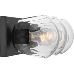 Possini Euro Design Possini Euro Michaelis 26" Wide Black 3-Light Bath Light -Possini Euro Design GUEST 775d8595 da3e 4de0 8135 4309088f0d62