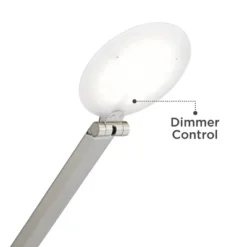 Possini Euro Design Kobie Modern 50" Tall Standing Floor Lamp Task LED Dimmable Silver Metal Satin Nickel Finish Living Room Bedroom 11 Possini Euro Design Kobie Modern 50" Tall Standing Floor Lamp Task LED Dimmable Silver Metal Satin Nickel Finish Living Room Bedroom -Possini Euro Design GUEST 77feb08b 25dc 401e afd0 9887c47de767