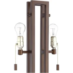 Possini Euro Design Gossard Modern Industrial Table Lamp 30" Tall Bronze With USB Charging Port White Rectangular Shade For Bedroom Living Room Office 12 Possini Euro Design Gossard Modern Industrial Table Lamp 30" Tall Bronze With USB Charging Port White Rectangular Shade For Bedroom Living Room Office -Possini Euro Design GUEST 78b6c0b7 dbc3 4673 b907 3464079228b0