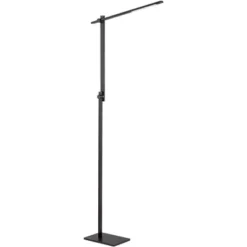 Possini Euro Design Barrett Modern Floor Lamp 53" Tall Anodized Black Metal LED Adjustable Touch On Off For Living Room Reading Bedroom Office House -Possini Euro Design GUEST 7956f025 ddf8 4f16 b6b4 a7b3bcd2b4ab