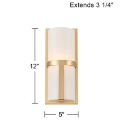 Possini Euro Design Possini Euro Roma 12" High Soft Gold Wall Sconce -Possini Euro Design GUEST 79f3e360 0f31 45bf 8e5b 048af4709b16