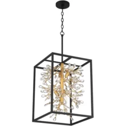 Possini Euro Design Carrine Black Gold Pendant Chandelier 15 1/4" Wide Modern Clear Crystal 4-Light Fixture For Dining Room House Foyer Kitchen Island 15 Possini Euro Design Carrine Black Gold Pendant Chandelier 15 1/4" Wide Modern Clear Crystal 4-Light Fixture For Dining Room House Foyer Kitchen Island -Possini Euro Design GUEST 7a793c5e 6f0a 4ce8 8858 e6f4b4f4816d