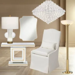 Possini Euro Design Modern Torchiere Floor Lamp 70" Tall Warm Antique Gold Metal Glass Shade For Living Room Reading Bedroom Office Uplight -Possini Euro Design GUEST 7a80523f 317b 47de 910c a630f2c1a748