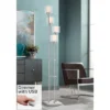 Possini Euro Design Modern Tree Floor Lamp With USB Charging Port 4-Light 72" Tall Brushed Nickel Glass Shade Living Room Reading -Possini Euro Design GUEST 7abedf46 b7a1 44e6 836f 686767fcc6f4