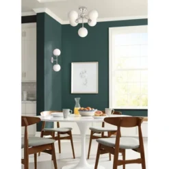 Possini Euro Design Oso Mid Century Modern Wall Light Sconce Brushed Nickel 6" 2-Light Fixture Opal Glass For Bedroom Bathroom Vanity Living Room Home -Possini Euro Design GUEST 7bdad716 c1ac 409e 857e 392a7f634262