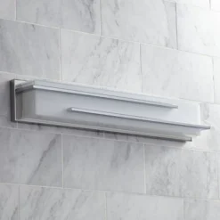 Possini Euro Design Jada Modern Wall Light Chrome Hardwire 26 1/4" Light Bar LED Fixture White Glass For Bedroom Bathroom Vanity Reading Living Room 15 Possini Euro Design Jada Modern Wall Light Chrome Hardwire 26 1/4" Light Bar LED Fixture White Glass For Bedroom Bathroom Vanity Reading Living Room -Possini Euro Design GUEST 7c4107fd 2a9f 4234 904c 92dfedee2c01