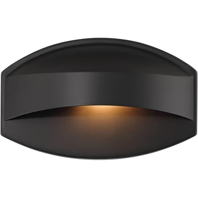 Possini Euro Design Xane 7" High Mid Century Modern Outdoor Wall Light Fixture Mount Porch House Exterior Weatherproof Matte Black Finish Metal 6 Possini Euro Design Xane 7" High Mid Century Modern Outdoor Wall Light Fixture Mount Porch House Exterior Weatherproof Matte Black Finish Metal - Image 4
