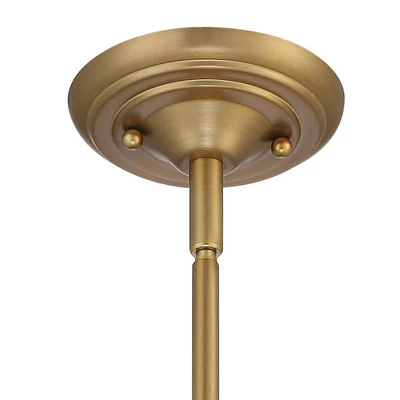 Possini Euro Design Soft Gold Mini Pendant Light 11" Wide Modern Schoolhouse Opal Glass Shade For Dining Living Room House Island 5 Possini Euro Design Soft Gold Mini Pendant Light 11" Wide Modern Schoolhouse Opal Glass Shade For Dining Living Room House Island - Image 3