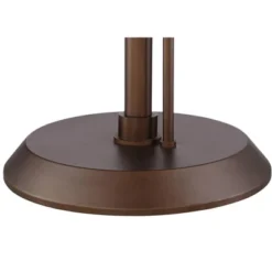 Possini Euro Design Traverse Modern Floor Lamp With LED Gooseneck Reading Light 64" Tall Oil Rubbed Bronze Oatmeal Drum Shade For Living Room Bedroom -Possini Euro Design GUEST 7f36241e 0024 4cd7 a5ed 4ea06baea84a