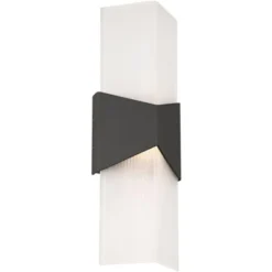 Possini Euro Design Possini Euro Tux 18" High Black And White LED Wall Sconce Set Of 2 -Possini Euro Design GUEST 800612e3 4aa9 48aa b7bd 05e3da54d4f0 1