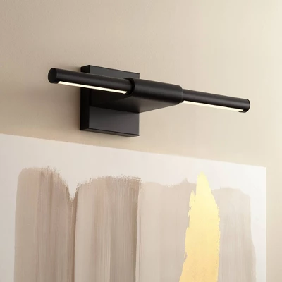 Possini Euro Design Possini Euro Anthony 17" Wide Black LED Picture Light 3 Possini Euro Design Possini Euro Anthony 17" Wide Black LED Picture Light