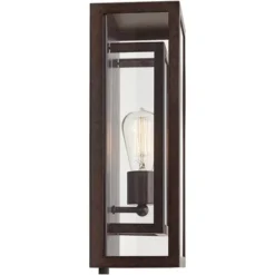 Possini Euro Design Modern Industrial Farmhouse Rustic Outdoor Wall Light Fixture Bronze 15 1/2" Clear Glass For Exterior Barn Deck House Porch Yard 15 Possini Euro Design Modern Industrial Farmhouse Rustic Outdoor Wall Light Fixture Bronze 15 1/2" Clear Glass For Exterior Barn Deck House Porch Yard -Possini Euro Design GUEST 81a3dbdc 4dbb 4add 99a0 4795ef69547d 1