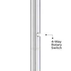 Possini Euro Design Meridian Light Blaster Modern Torchiere Floor Lamp 72" Tall Brushed Nickel LED Frosted Glass Shade For Living Room Bedroom Office -Possini Euro Design GUEST 86d3e492 d91f 458d 8a1e 61e18cd59934